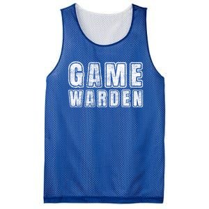 Game Warden Design Wildlife Officer Control Agent Ager Meaningful Gift Mesh Reversible Basketball Jersey Tank