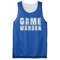 Game Warden Design Wildlife Officer Control Agent Ager Meaningful Gift Mesh Reversible Basketball Jersey Tank