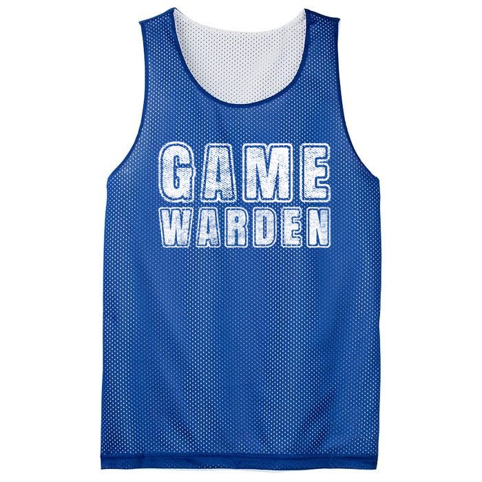 Game Warden Design Wildlife Officer Control Agent Ager Meaningful Gift Mesh Reversible Basketball Jersey Tank