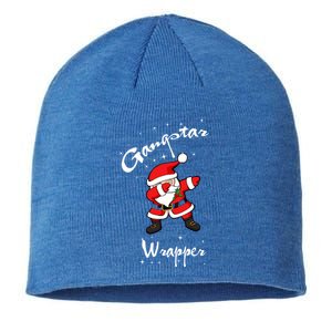 Gangstar Wrapper Dabbing Santa Christmas Sustainable Beanie