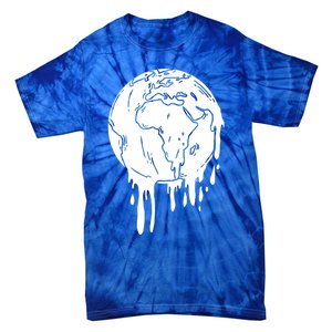 Global Warming Earth Environtalist Gift Climate Change Funny Gift Tie-Dye T-Shirt