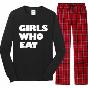 Girls Who Eat Muscle Long Sleeve Pajama Set