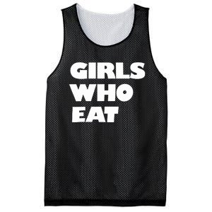 Girls Who Eat Muscle Mesh Reversible Basketball Jersey Tank