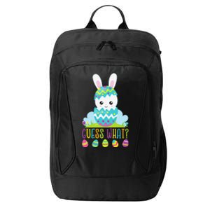 Guess What Easter Egg Bunny Pregnancy Announcement City Backpack