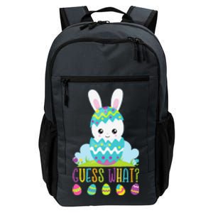 Guess What Easter Egg Bunny Pregnancy Announcement Daily Commute Backpack