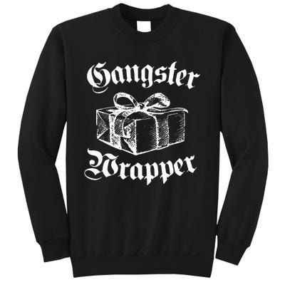 Gangster Wrapper Funny Christmas Santa Xmas Holiday Gift Sweatshirt