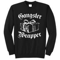 Gangster Wrapper Funny Christmas Santa Xmas Holiday Gift Tall Sweatshirt