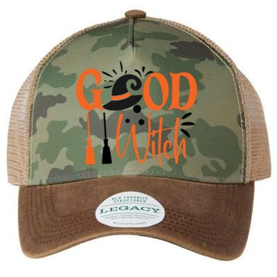 Good Witch Funny Halloween Costume Gift Legacy Tie Dye Trucker Hat