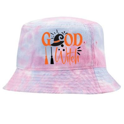 Good Witch Funny Halloween Costume Gift Tie-Dyed Bucket Hat