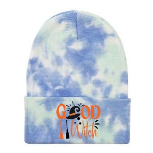 Good Witch Funny Halloween Costume Gift Tie Dye 12in Knit Beanie