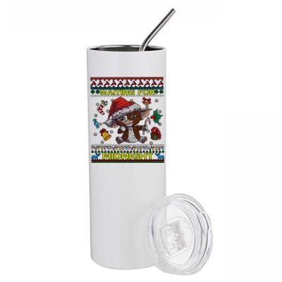 Gremlins Waiting For Midnight Christmas Stainless Steel Tumbler