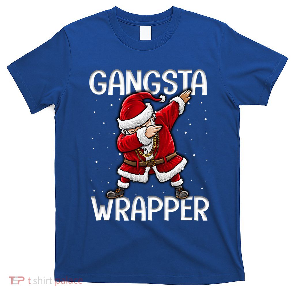 Gangsta Wrapper Funny Dabbing Santa Christmas Gift Gift T-Shirt