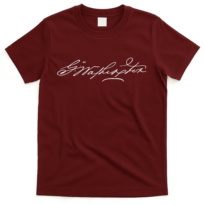 George Washington Facsimile Signature T-Shirt