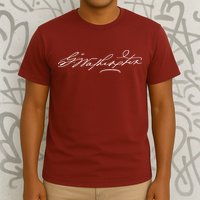 George Washington Facsimile Signature T-Shirt