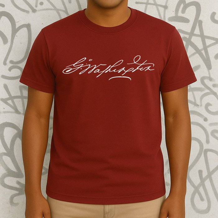 George Washington Facsimile Signature T-Shirt