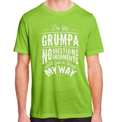 Grumpa Way Funny Grandpa Fathers Day Adult ChromaSoft Performance T-Shirt