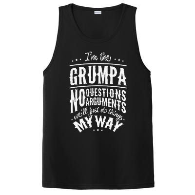 Grumpa Way Funny Grandpa Fathers Day PosiCharge Competitor Tank