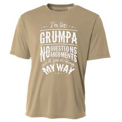 Grumpa Way Funny Grandpa Fathers Day Cooling Performance Crew T-Shirt