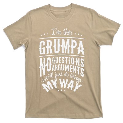 Grumpa Way Funny Grandpa Fathers Day T-Shirt