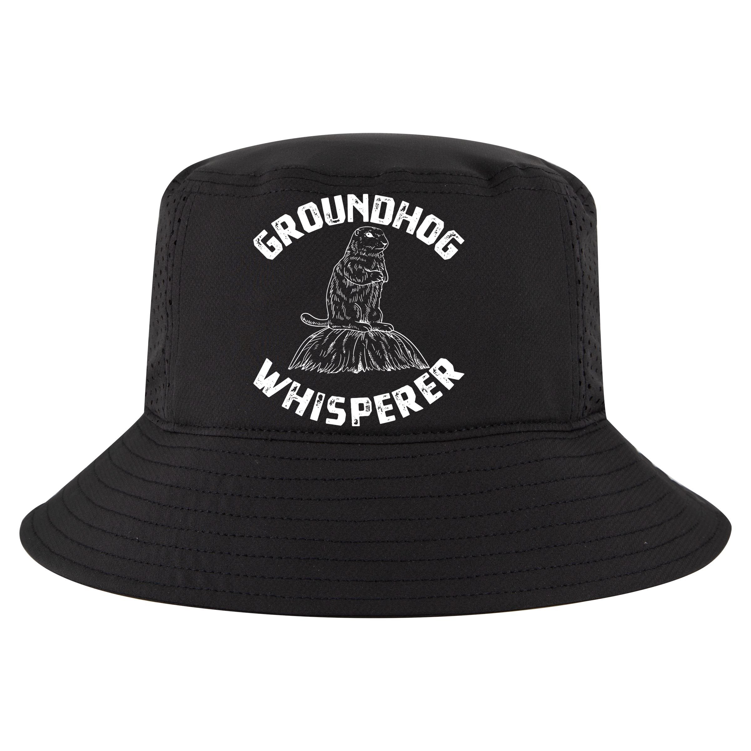 Groundhog Whisperer Funny Woodchuck Groundhog Day Youth Performance Sprint T-Shirt