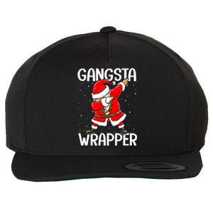 Gangsta Wrapper Funny Dabbing Santa Christmas Wool Snapback Cap