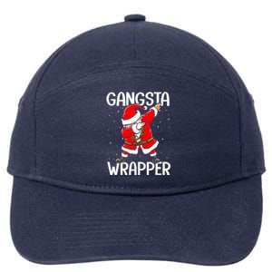 Gangsta Wrapper Funny Dabbing Santa Christmas 7-Panel Snapback Hat