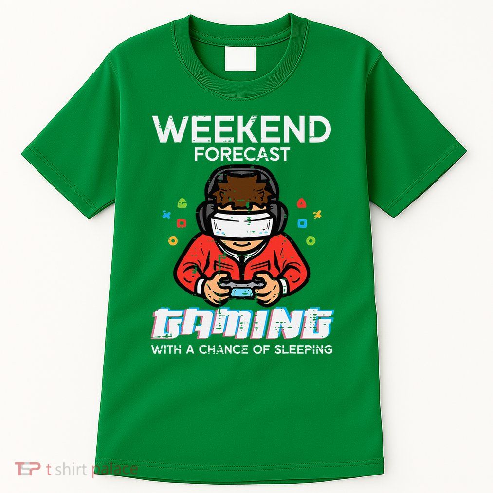 Gamer Weekend Forecast Gaming Sleeping Tall T-Shirt