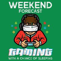 Gamer Weekend Forecast Gaming Sleeping Kids Sweatshirt