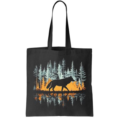 Graphic Wolf Forest Nature Wildlife Outdoor Bag
