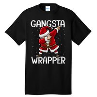 Gangsta Wrapper Funny Dabbing Santa Christmas Shirt Men Kids Sweatshirt Tall T-Shirt