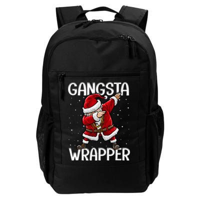 Gangsta Wrapper Funny Dabbing Santa Christmas Shirt Men Kids Sweatshirt Backpack