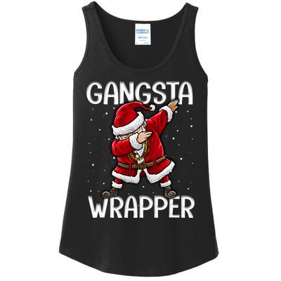 Gangsta Wrapper Funny Dabbing Santa Christmas Shirt Men Kids Sweatshirt Ladies Essential Tank