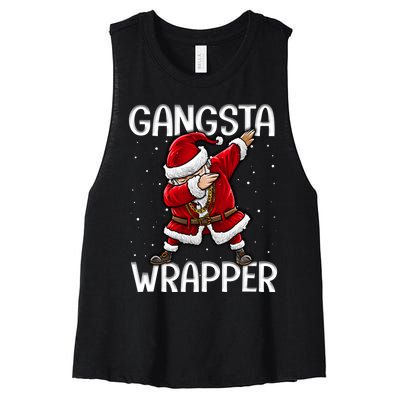 Gangsta Wrapper Funny Dabbing Santa Christmas Shirt Men Kids Sweatshirt Women's Racerback Cropped Tank