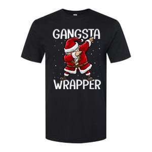 Gangsta Wrapper Funny Dabbing Santa Christmas Shirt Men Kids Sweatshirt Softstyle CVC T-Shirt