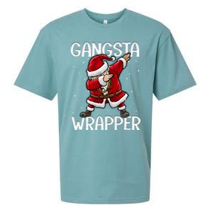 Gangsta Wrapper Funny Dabbing Santa Christmas Shirt Men Kids Sweatshirt Sueded Cloud Jersey T-Shirt