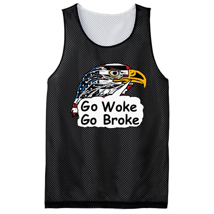 Go Woke Go Broke Mesh Reversible Basketball Jersey Tank