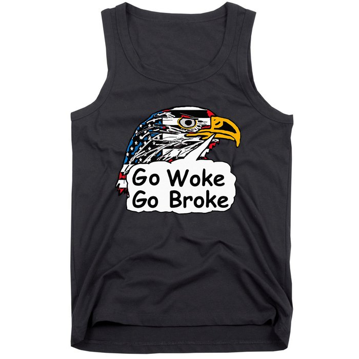 Go Woke Go Broke Tank Top