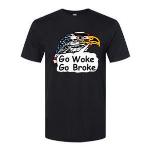 Go Woke Go Broke Softstyle CVC T-Shirt