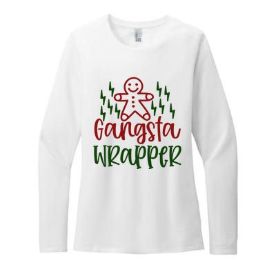 Gangsta Wrapper Womens CVC Long Sleeve Shirt