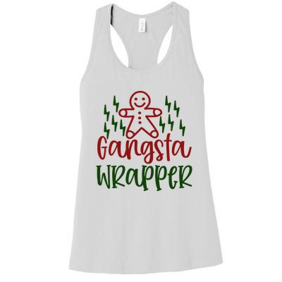 Gangsta Wrapper Women's Racerback Tank