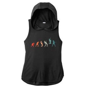 Guitarist With Guitar Evolution Ladies PosiCharge Tri-Blend Wicking Draft Hoodie Tank