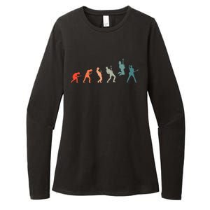 Guitarist With Guitar Evolution Womens CVC Long Sleeve Shirt