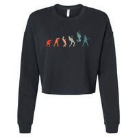 Guitarist With Guitar Evolution Cropped Pullover Crew