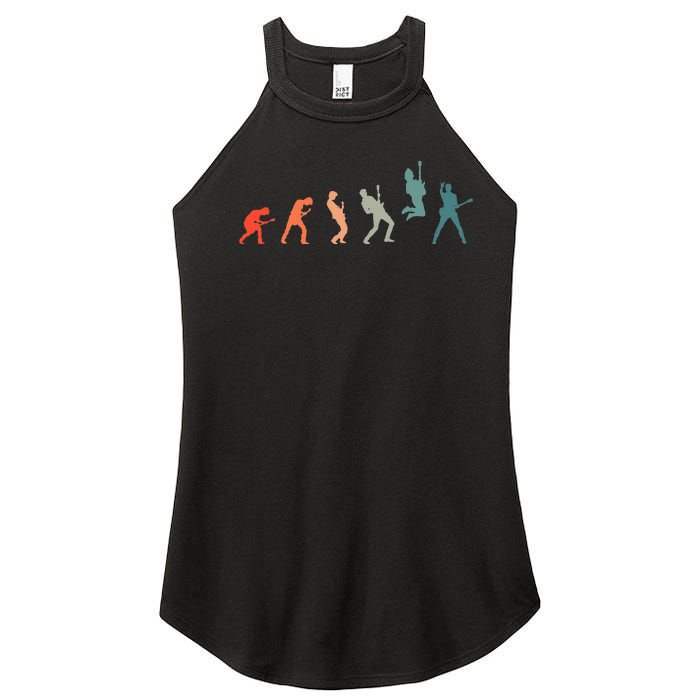 Guitarist With Guitar Evolution Women's Perfect Tri Rocker Tank