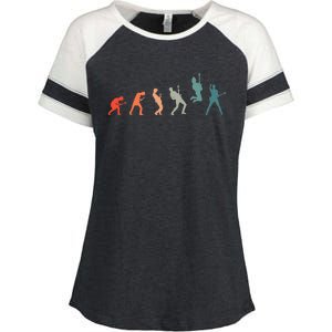 Guitarist With Guitar Evolution Enza Ladies Jersey Colorblock Tee