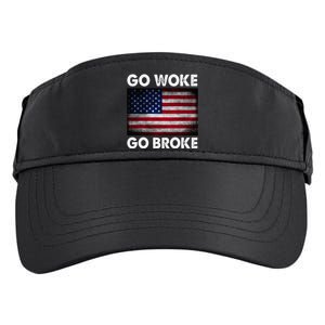 Go Woke Go Broke Adult Drive Performance Visor