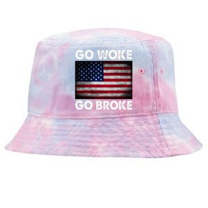 Go Woke Go Broke Tie-Dyed Bucket Hat