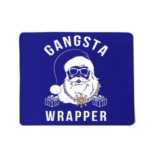 Gangsta Wrapper Gangster Santa Funny Christmas Gift Mousepad