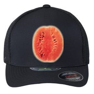 Giant Watermelon Flexfit Unipanel Trucker Cap