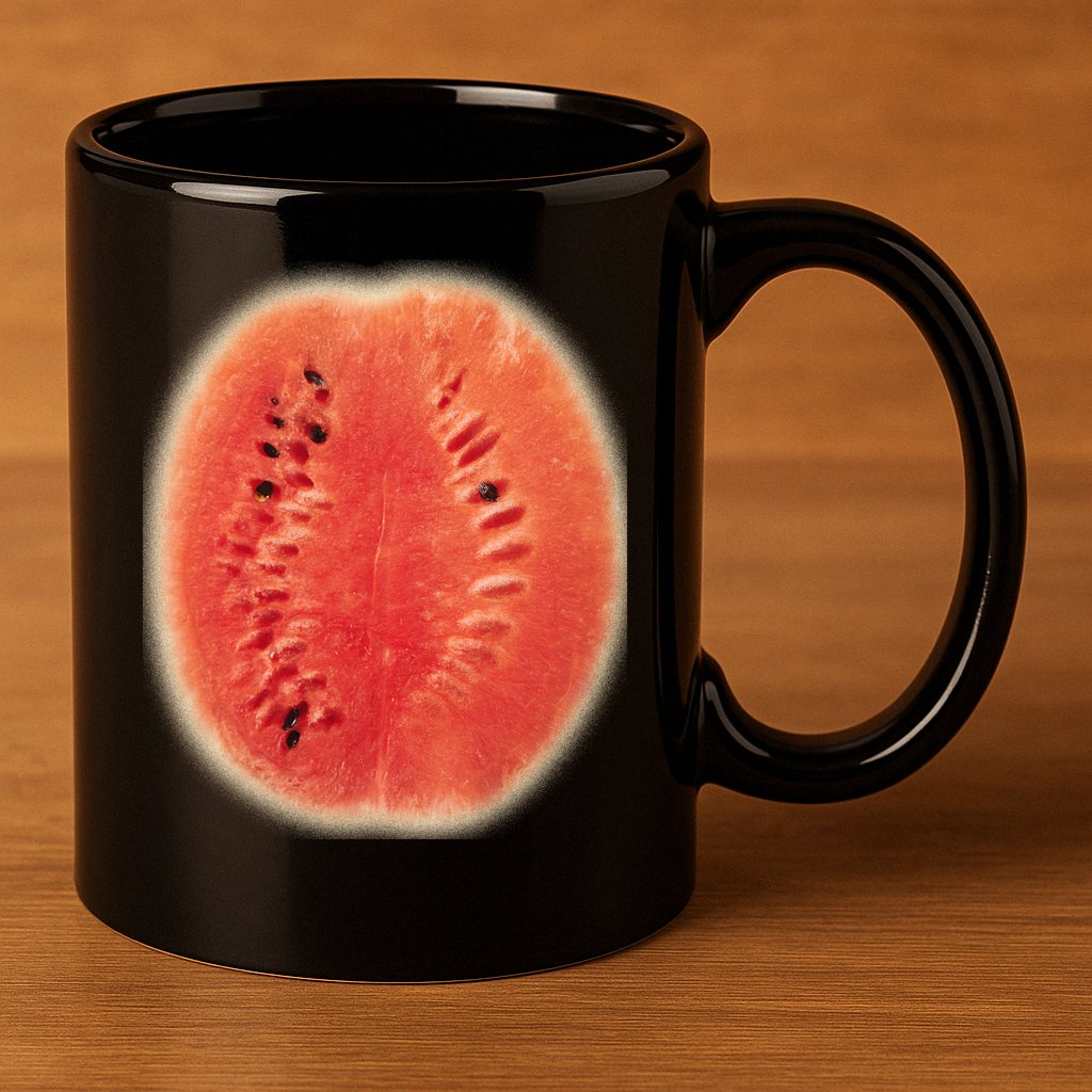 Giant Watermelon 11oz C Handle Ceramic Mug